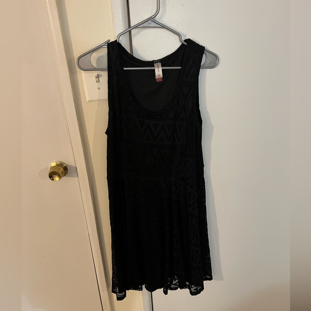 Black short dress